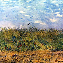 Ван Гог Пшеничное поле