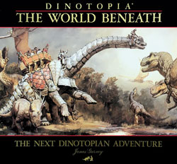 Джеймс Гарни Плакат Нападение тираннозавров на конвой