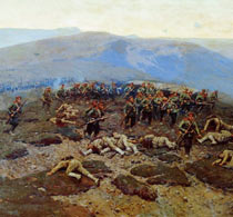 Рубо Атака Новочеркасского полка в бою на реке Шахе